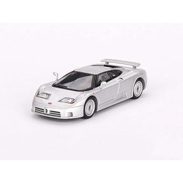 Imagem de Diecast Model Car Compatible with Mini GT 1:64 Bugatti EB110 GT Grigio Chiaro Limited Edition Model MGT00704