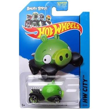 Imagem de Hot Wheels Angry Birds Minion Pig, HW City 81/250 [Green]
