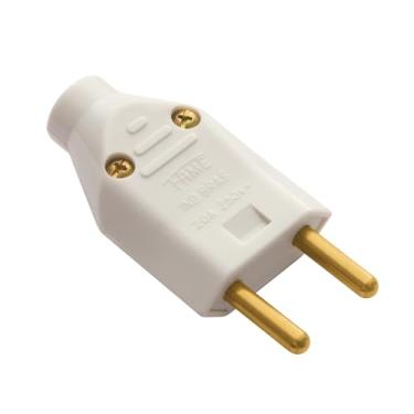 Imagem de PLUGUE 2P - 20A/250V JUNÇÃO MACHO - CINZA SOBREPOR – FAME