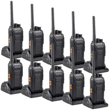 Imagem de Walkie Talkies Retevis RT27 de longo alcance, pacote com 10 recarregáv