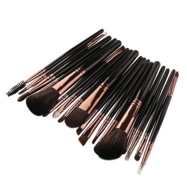 Imagem de 18 pçs conjunto de pincéis de maquiagem ferramentas kit de higiene pes