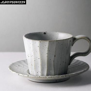 Imagem de Pires de chá de café caneca de grés arte japonesa cerâmica retro listr