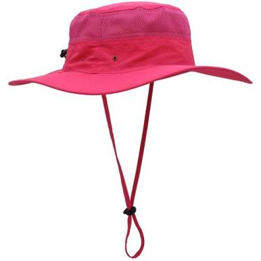 Imagem de Chapéu de sol masculino Upf 50+ Chapéu de Balde de Borda Larga Fishin 