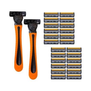 Imagem de Aparelho De Barbear De Segurança Premium Em Aço Inoxidável De 3 Camada