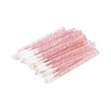 Imagem de 50 Pçs De Escovas De Cílios De Cristal, Aplicadores De Máscara Para Li