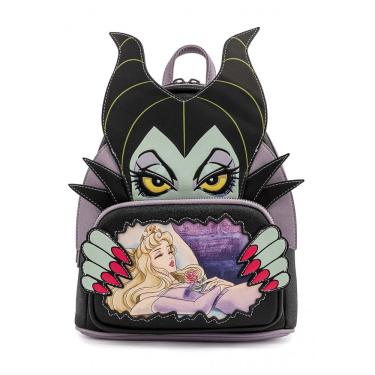 Imagem de Mochila Escolar Infantil Loungefly Disney Malévola para Crianças a Partir de 12 Anos, Preta