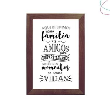 Imagem de Quadro Decorativo Área Gourmet Aqui Reunimos Nossa Família - Creative 