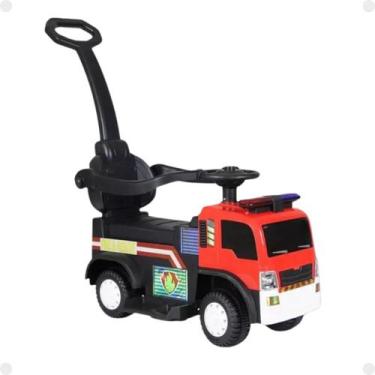 Imagem de Caminhao De Bombeiros Eletrico Infantil Com Alca 6V Bel