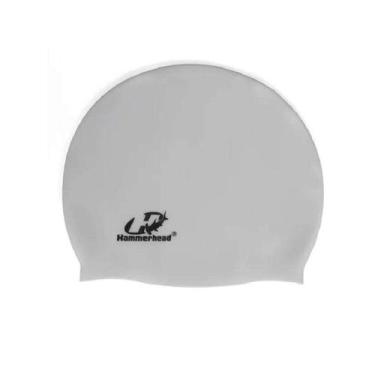 Imagem de Touca Natação Hammerhead Silicone Lisa - Prata