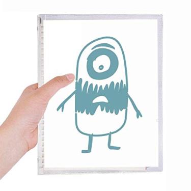 Imagem de Caderno de anotações de criaturas alienígenas monstro alienígena do Universo com folhas soltas e diário recarregável