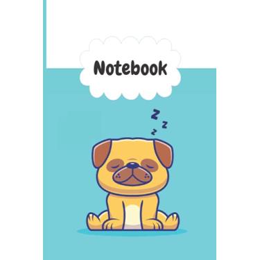 Imagem de Notebook: Sleeping Dog , Sleep Mask Back Cover Ruled Lined 120 Pages