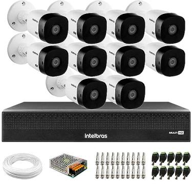 Imagem de Kit 10 Câmeras Intelbras Vhl 1220 B Hdcvi Lite Bullet Full Hd 1080p Visão Noturna 20m Ip66 + Dvr Intelbras Mhdx 3116-c 16 Canais