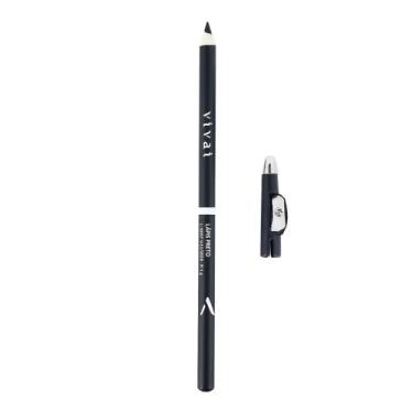Imagem de Lápis Para Olho Vivai Com Apontador Preto