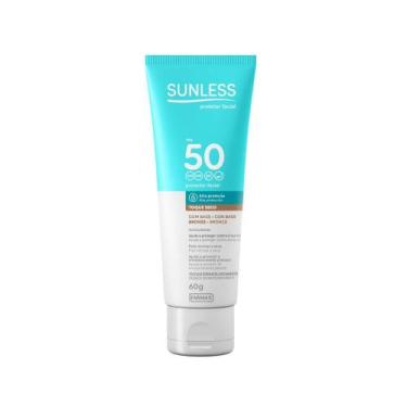 Imagem de Protetor Solar Facial Sunless Bronze Fps 50 60G - Farmax
