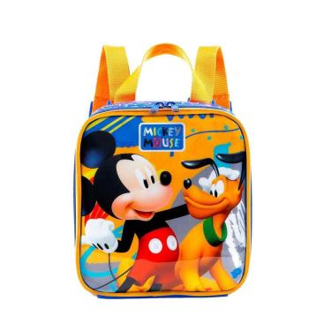 Imagem de Lancheira Infantil Menino Mickey Mouse 26x20x15 cm