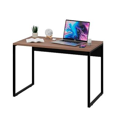 Imagem de Mesa Escritório Diretor Estilo Industrial 1,00m NetMobil (Nogal)