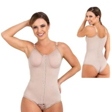 Imagem de Cinta Pós Cirurgia Plástica Lipoaspiração Abdominoplastia Mama Modeladora - Alta Compressão - 60602 - New Form (G, Bege)