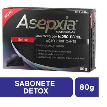 Imagem de Sabonete Facial Em Barra Asepxia Antiacne Detox Com 80G