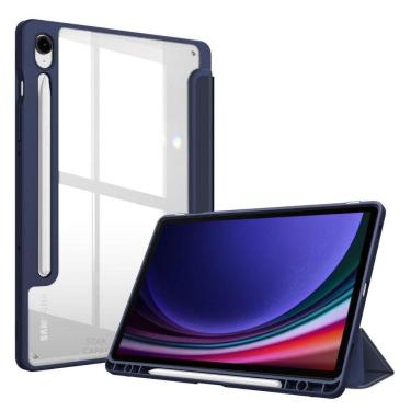 Imagem de Capinha + película vidro Tab S9 FE 10.9 Azul Marinho