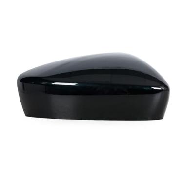 Imagem de JESYMBX Para Mazda 3 Axela M3 2017-2019 Tampa do espelho lateral da porta da asa Shell House Exterior Tampa do espelho retrovisor direito preto