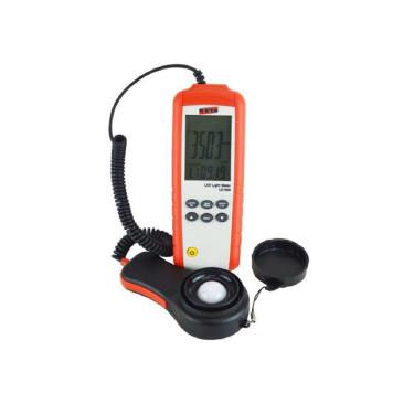 Imagem de Luxímetro Digital Escala 40 A 400000 Lux Memoria 99 Medições Registro Dados Ld-550 Portátil Estojo Com Certificado