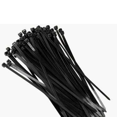 Imagem de Jogo de 100 Abraçadeira Nylon Enforca Gato Preta 400x3,6mm - Starfer