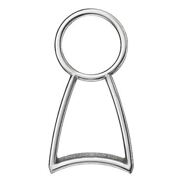 Imagem de Encurtador Rede De Descanso Anjo Aço Cromado - Silvana 2Pçs