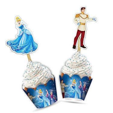 Imagem de Seyal® Embalagem de cupcake Cinderela