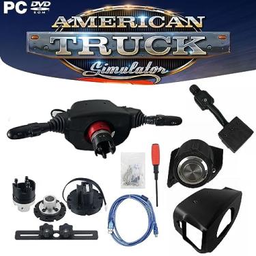 Imagem de Obokidly DIY Racing Simulator Steering Wheel Turn Signal Wiper Lever Switch For Logitech G27 G29 Logitech Thrustmaster Simagic (Upgrade Type-For G27/G29/G920/G923 With Cover, Black)