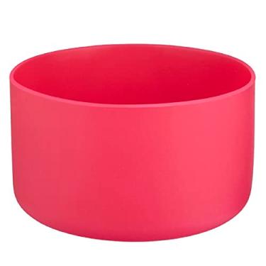 Imagem de DBIW Bota para garrafa de água Hydro Flask de 940 a 1,18 ml/copo Stanley, botas inferiores para garrafas de água esportivas Hydroflask, capa inferior de silicone (melancia, serve para garrafas