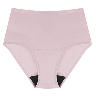 Imagem de AIRCUTE Roupa íntima lavável para incontinência urinária para mulheres, à prova de vazamento, absorvente de algodão, 60 ml, 1 pacote (crepúsculo, pequeno)