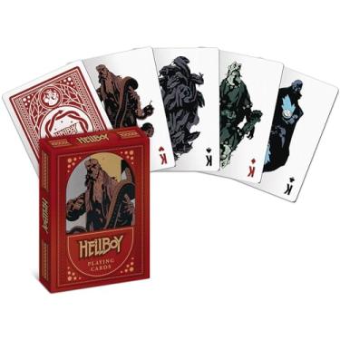 Imagem de Dark Horse Cartas de Baralho Hellboy, Multicolor, Standard, 54 Cards, 2 Jokers, 180 Meses, Unissex, Super-herói