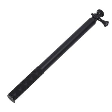 Imagem de Bastão de Selfie Estendido Leve, monopé de Liga de Alumínio para Insta 360 Com Parafuso de 1/4 pol., Confortável Antiderrapante, Ajuste de Comprimento de 5 Etapas, à Prova D'água