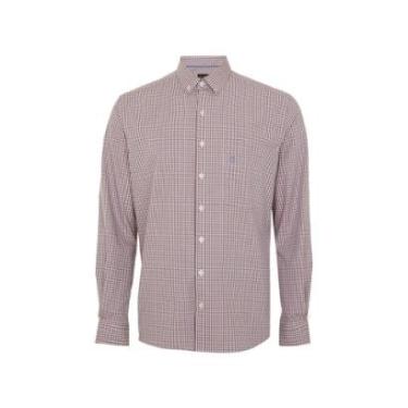 Imagem de Camisa Individual Comfort Fit Xadrez Vermelho Tam. 05-Masculino