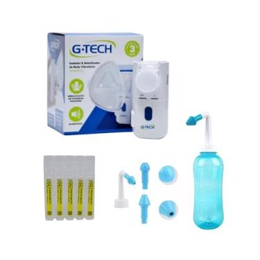 Imagem de Nebulizador Inalador + Limpador Nasal + Soro G-tech