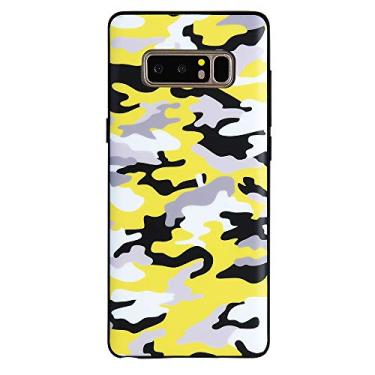 Imagem de Velvet Caviar Capa camuflada compatível com Samsung Galaxy Note 8 - lindas capas protetoras para mulheres e meninas (camuflagem amarela)