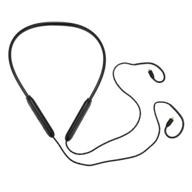 Imagem de Cabo Adaptador de Fones de Ouvido MMCX Com Microfone, Controle de Volume, Preto, para SE215, SE535, UE900, T2, W40, ES10