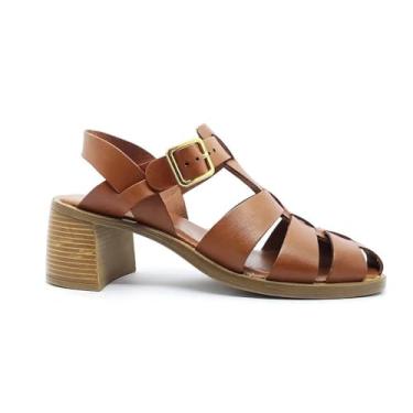 Imagem de Bottero, Sandália Feminina Bottero Fisherman Couro Marrom 367301-5 Tamanho:39;Cor:Marrom
