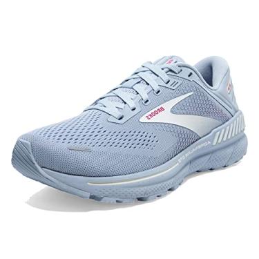 Imagem de Brooks Tênis de corrida feminino Adrenaline GTS 22 Supportive, Kentucky azul/branco/rosa, 6