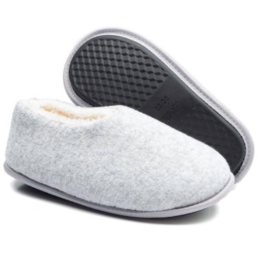 Imagem de Pantufa Feminina e Masculina Antiderrapante Chinelo de Quarto Fofinho Sapatilha Peluciada