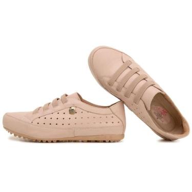 Imagem de Mocatênis Sapatênis Casual Feminino Couro Legítimo Conforto Mácio - Gr