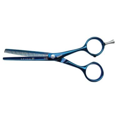 Imagem de Tondeo Spider Tesoura Profissional Dentada 5.25 Azul - 7037