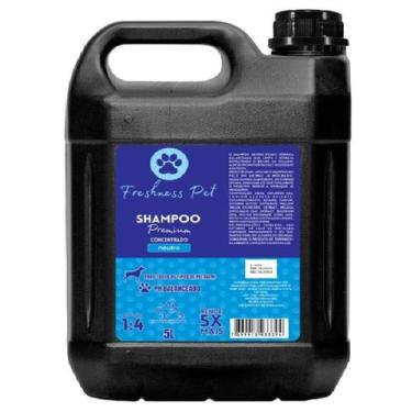 Imagem de Shampoo Pet Cães E Gatos 5 Litros Concentrado Freshness Pet Fragrância