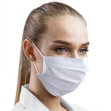 Imagem de Máscara de Proteção Respiratória em Tecido Lavável Branco - Artipé