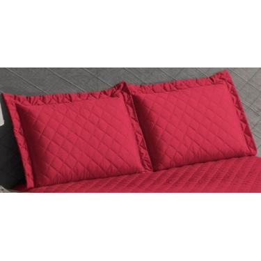 Imagem de Kit 02 Porta Travesseiros Avulso Matelado Fronha 70x50 - BruceBaby Bor