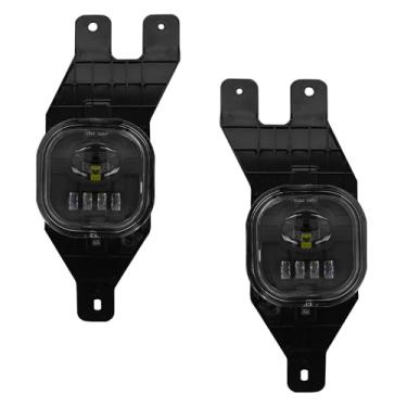 Imagem de Shocklight Faróis de neblina de LED adequados para Ford F-250/F-350/F-450/F-550/F-550 Super Duty/2001 2002 2003 2004 Ford Excursion, um par de faróis de neblina com lente transparente