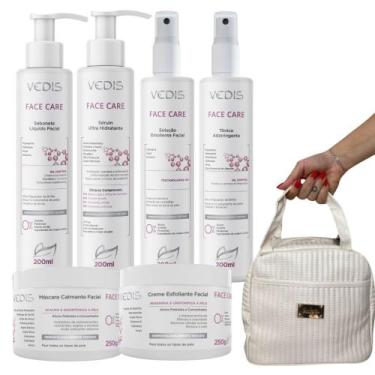 Imagem de Kit Limpeza De Pele Completo Para Estética Vedis Com Bolsa
