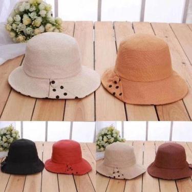 Imagem de Chapéu Tecido Lavavel Feminina Colecao Verao Bucket Balde - oem, Coral