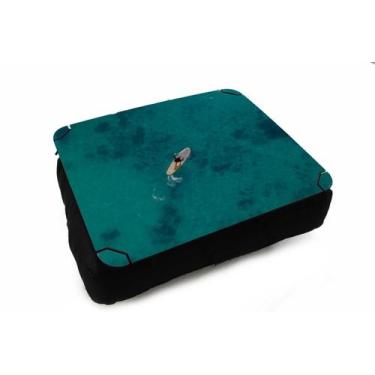 Imagem de Almofada Bandeja para Notebook Laptop Náutico Oceania Praia Mar - Delu
