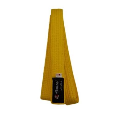 Imagem de Faixa de Judô Karatê Taekwondo Master Adulto Amarelo Torah, Amarelo, A